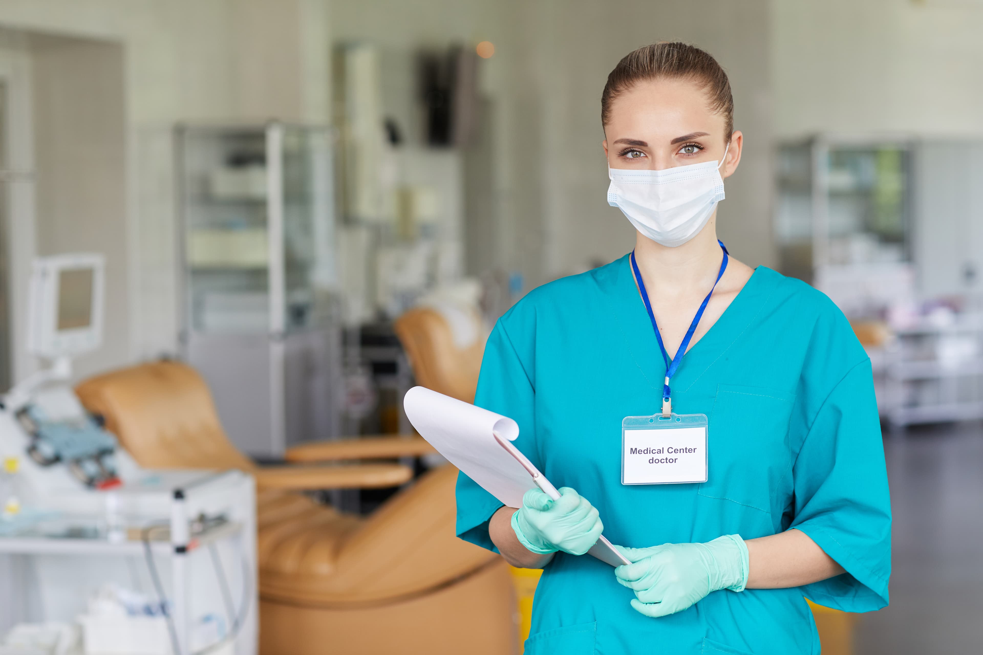 Pflegekräfte in einem Krankenhaus