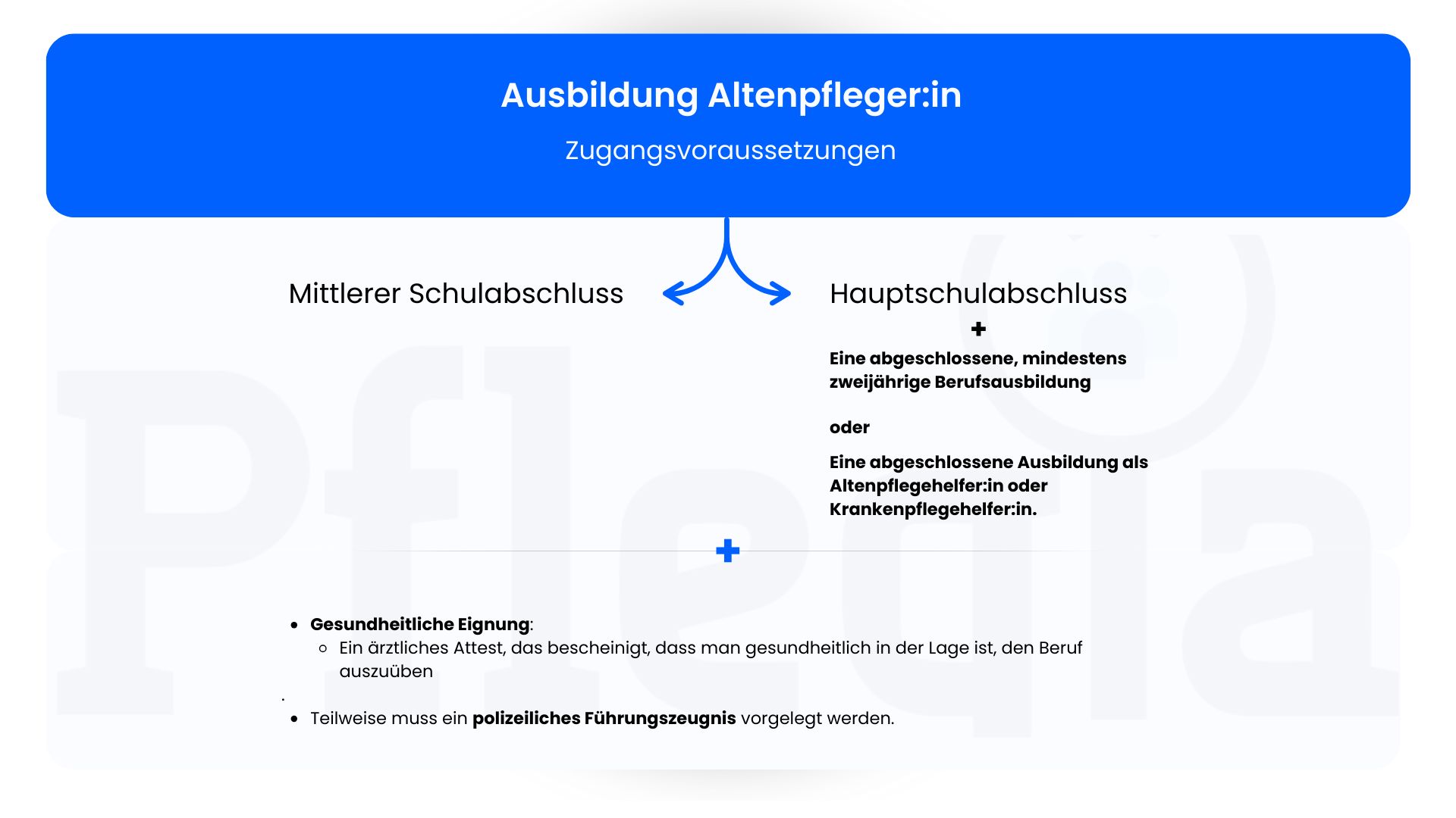 Ausbildung Altenpfleger Zugangsvorrausetzungen